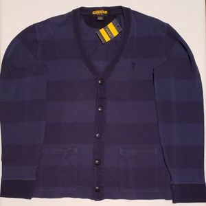 Ralph Lauren Rugby Cardigan Sweater Mens Large 